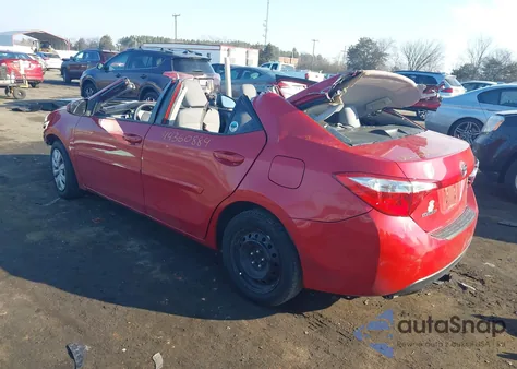 2015 Toyota Corolla Le z USA, uszkodzony, nr VIN 2T1BURHE8FC330484